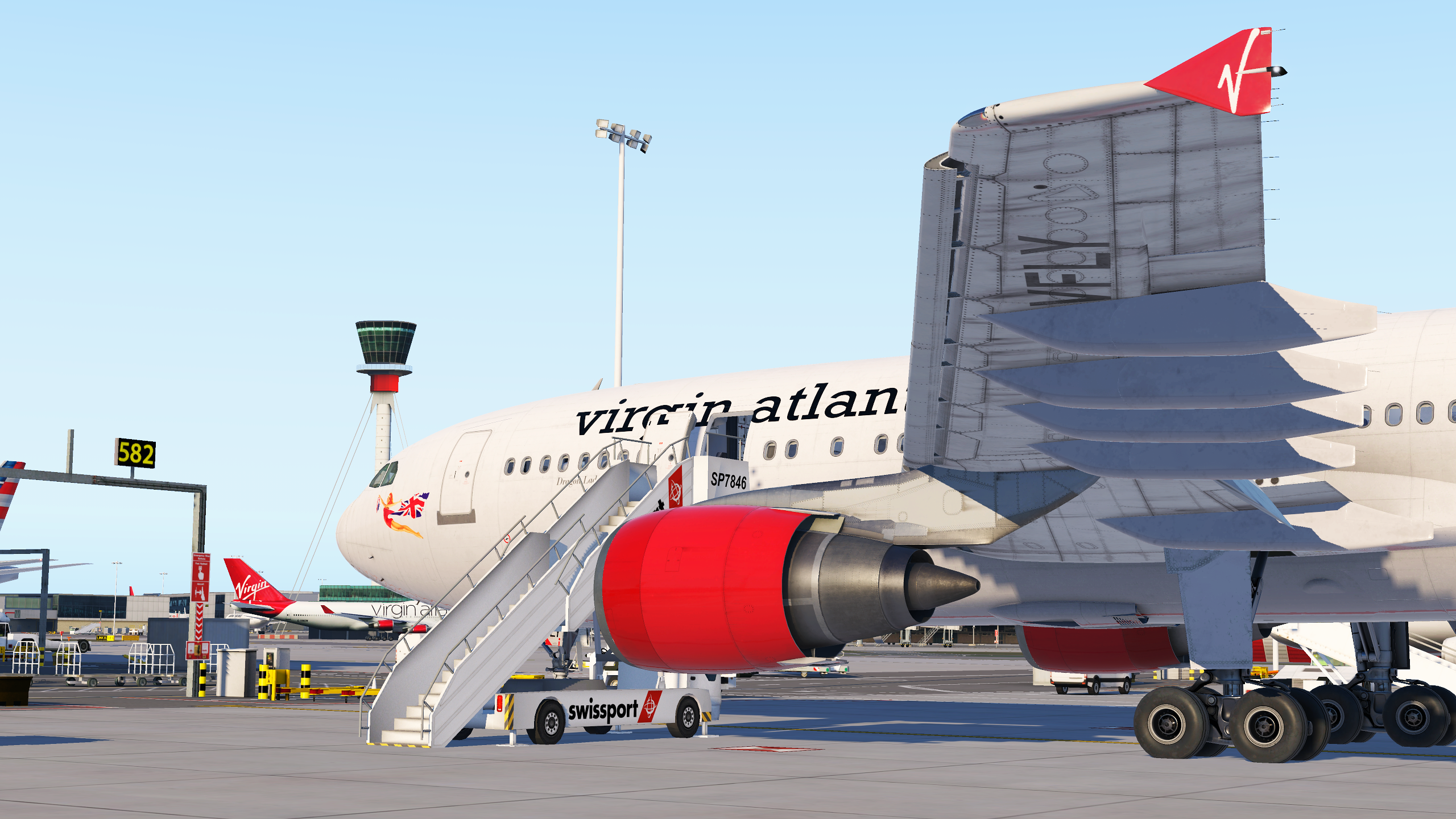'Virgin Atlantic G-VFLY' A300V2 Inibuilds - A300 ( Inibuilds ) - Threshold
