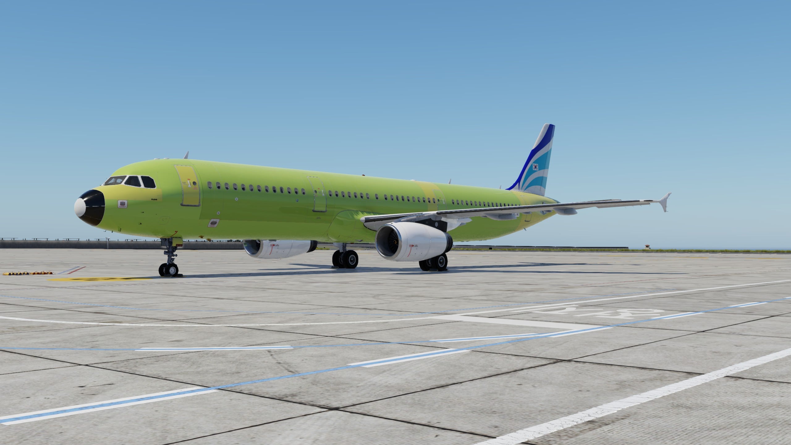 特撮 TM Toliss A321-200 Korea's airlines factory green liveries! - A321