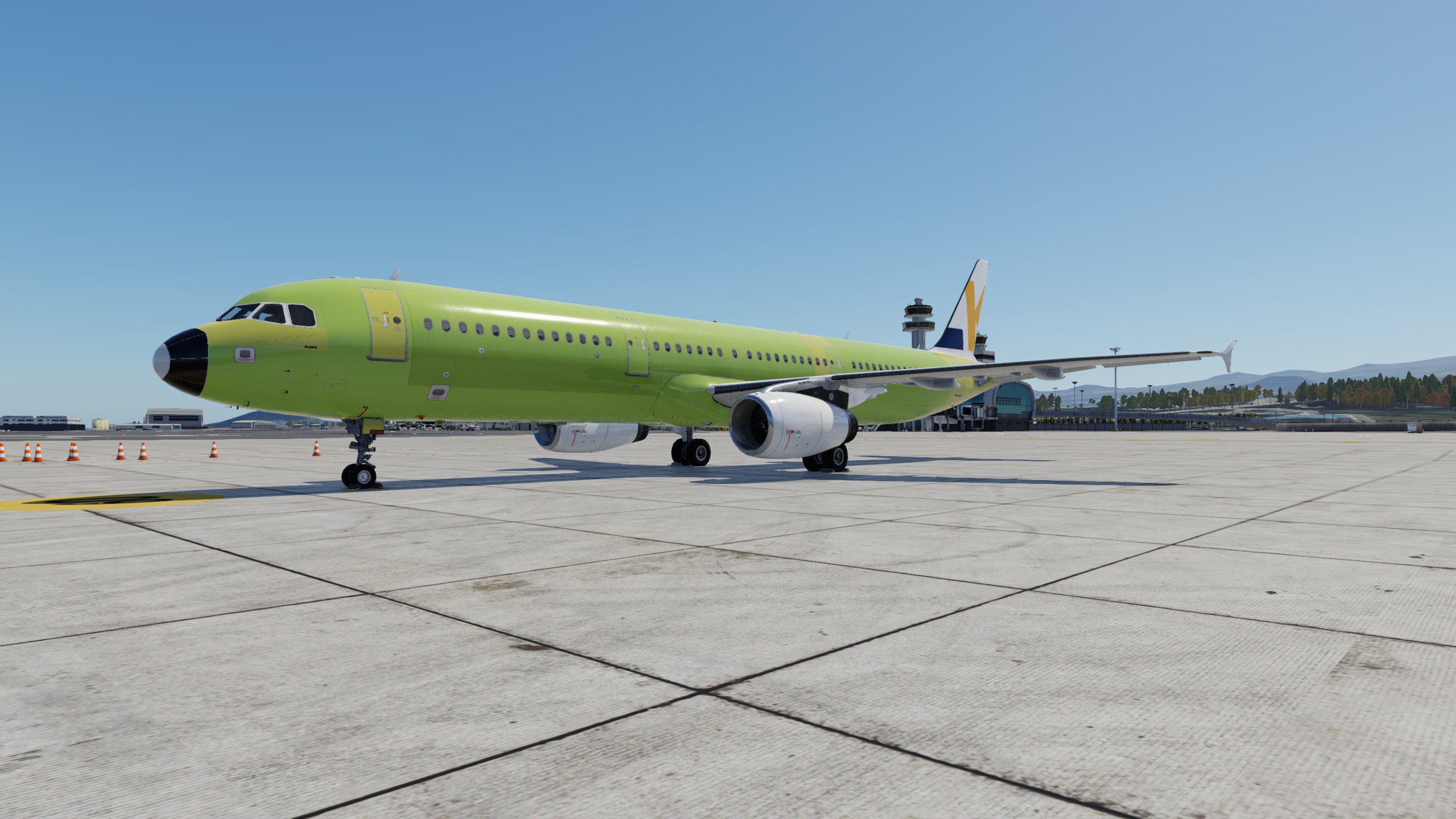 Toliss A321-200 Korea's airlines factory green liveries! - A321