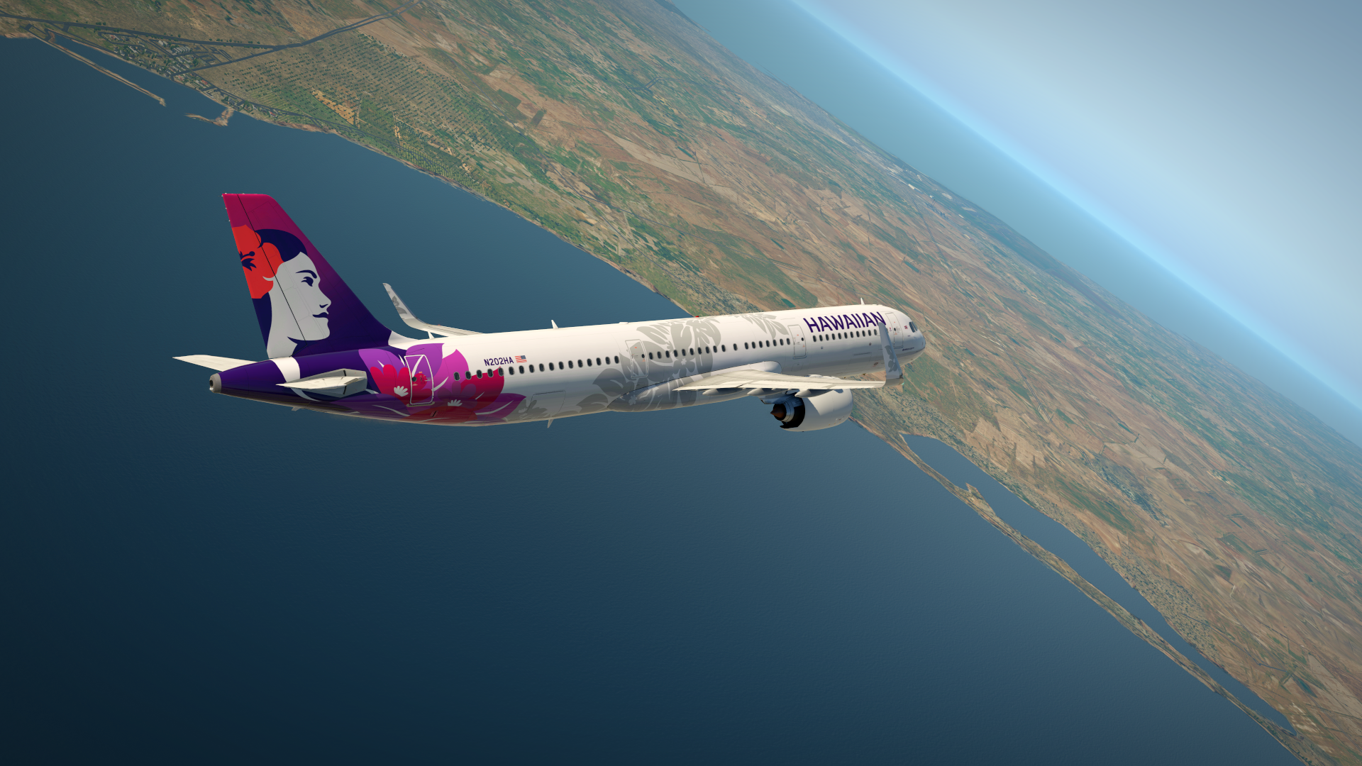 Hawaiian A321neo Carda PW mod engine textures - A321 (ToLiss