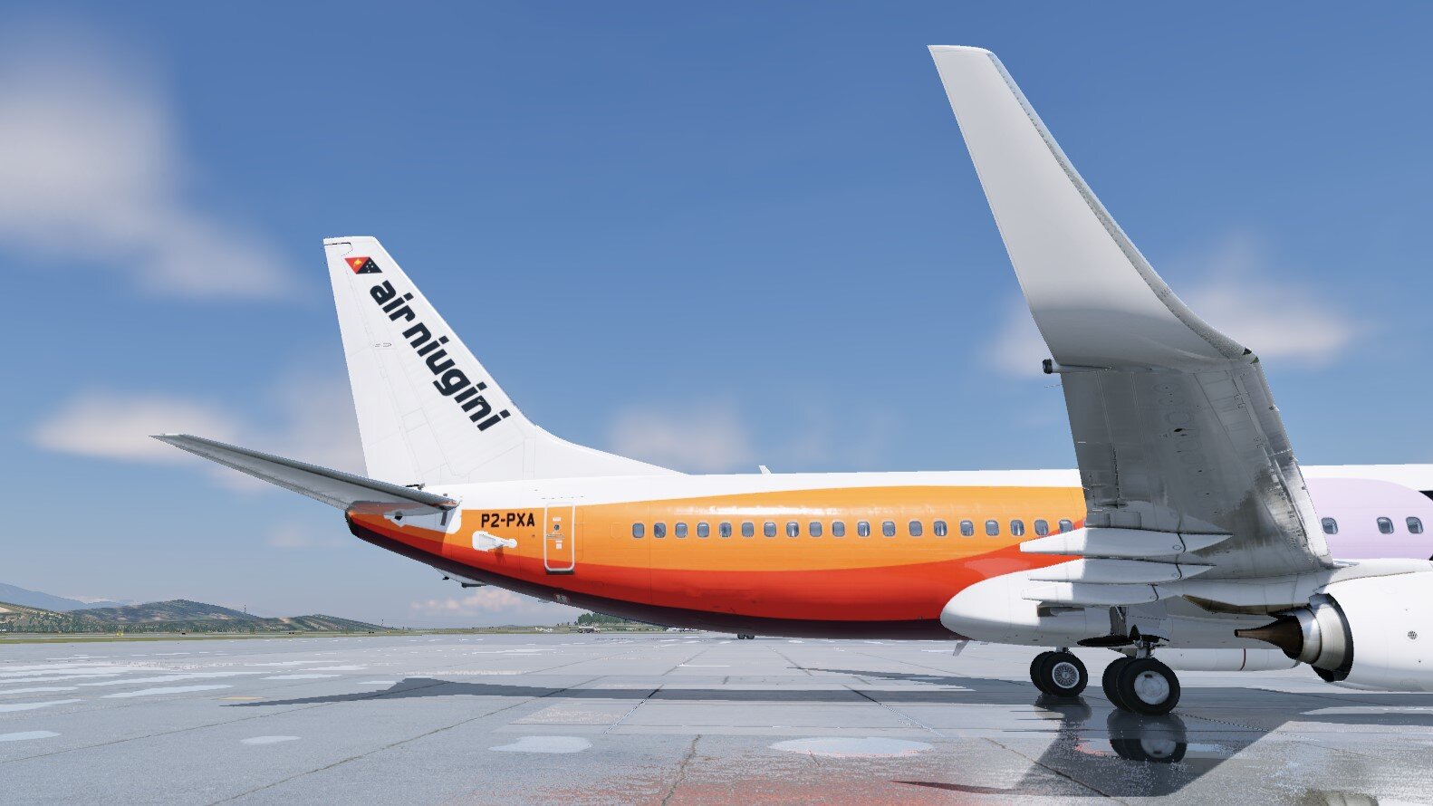 Air Niugini 50th Anniversary Retro P2-PXA for LevelUP 737-800