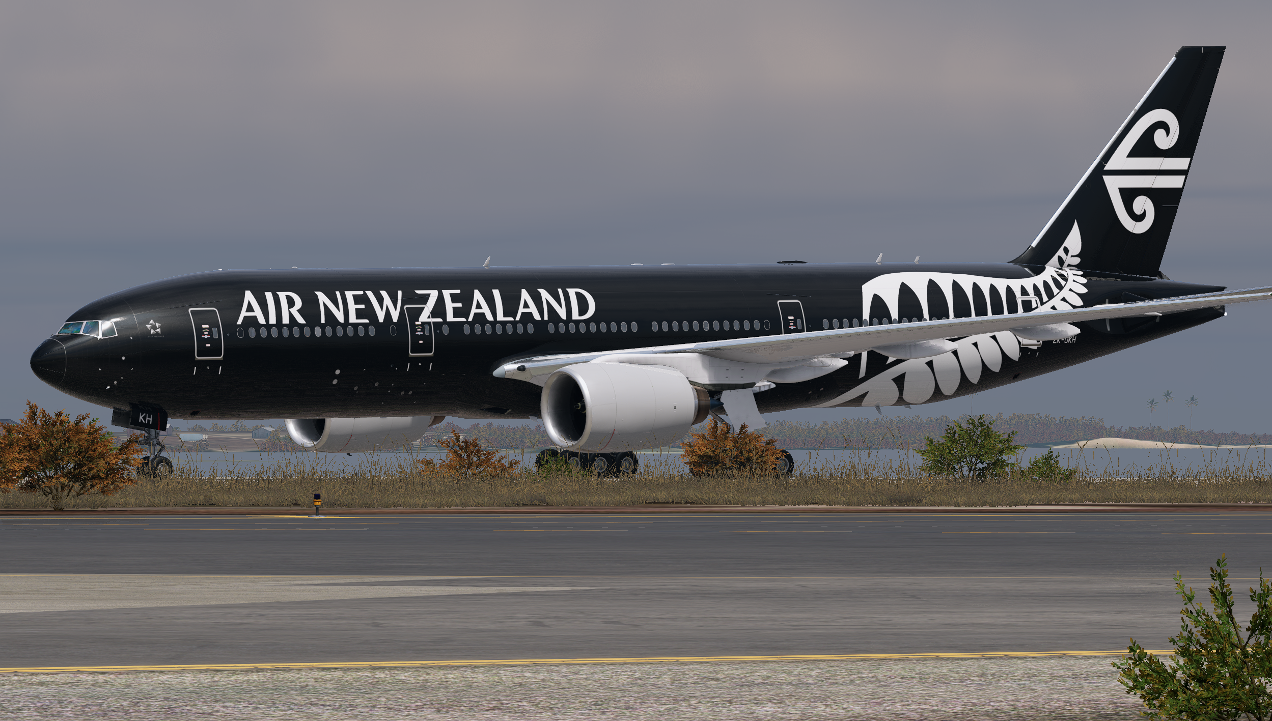 Air New Zealand (All Blacks) - FF 777-200ER Trent 800 - 777