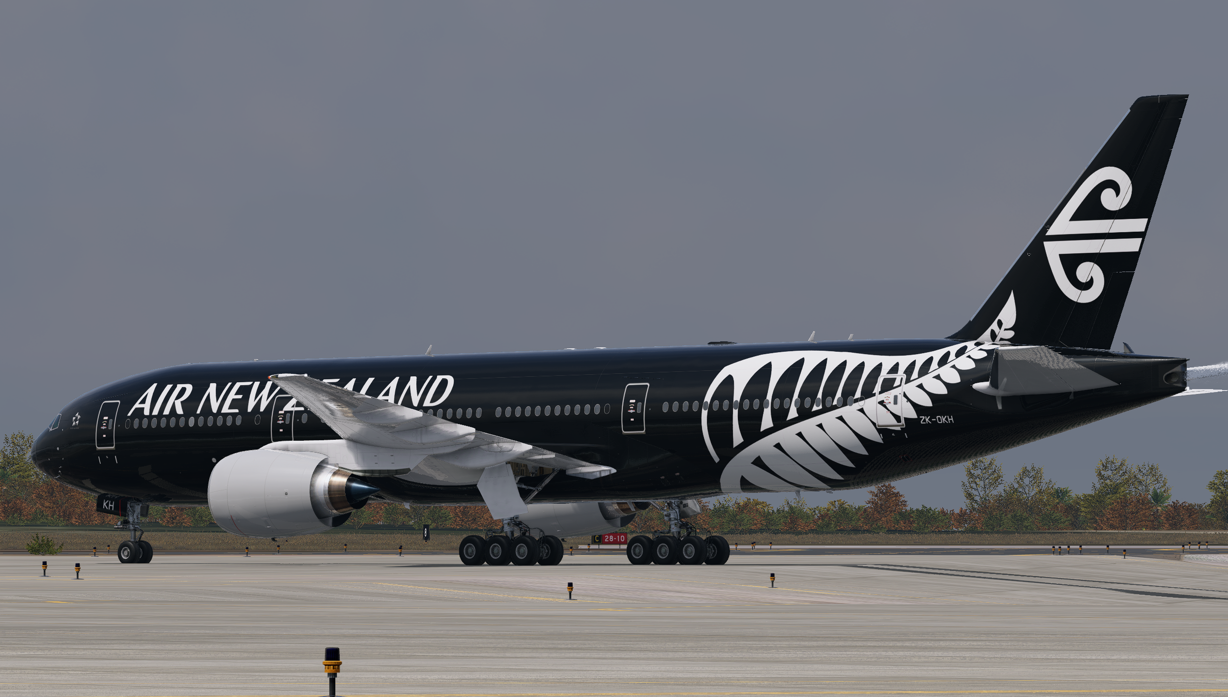 Air New Zealand (All Blacks) - FF 777-200ER Trent 800 - 777