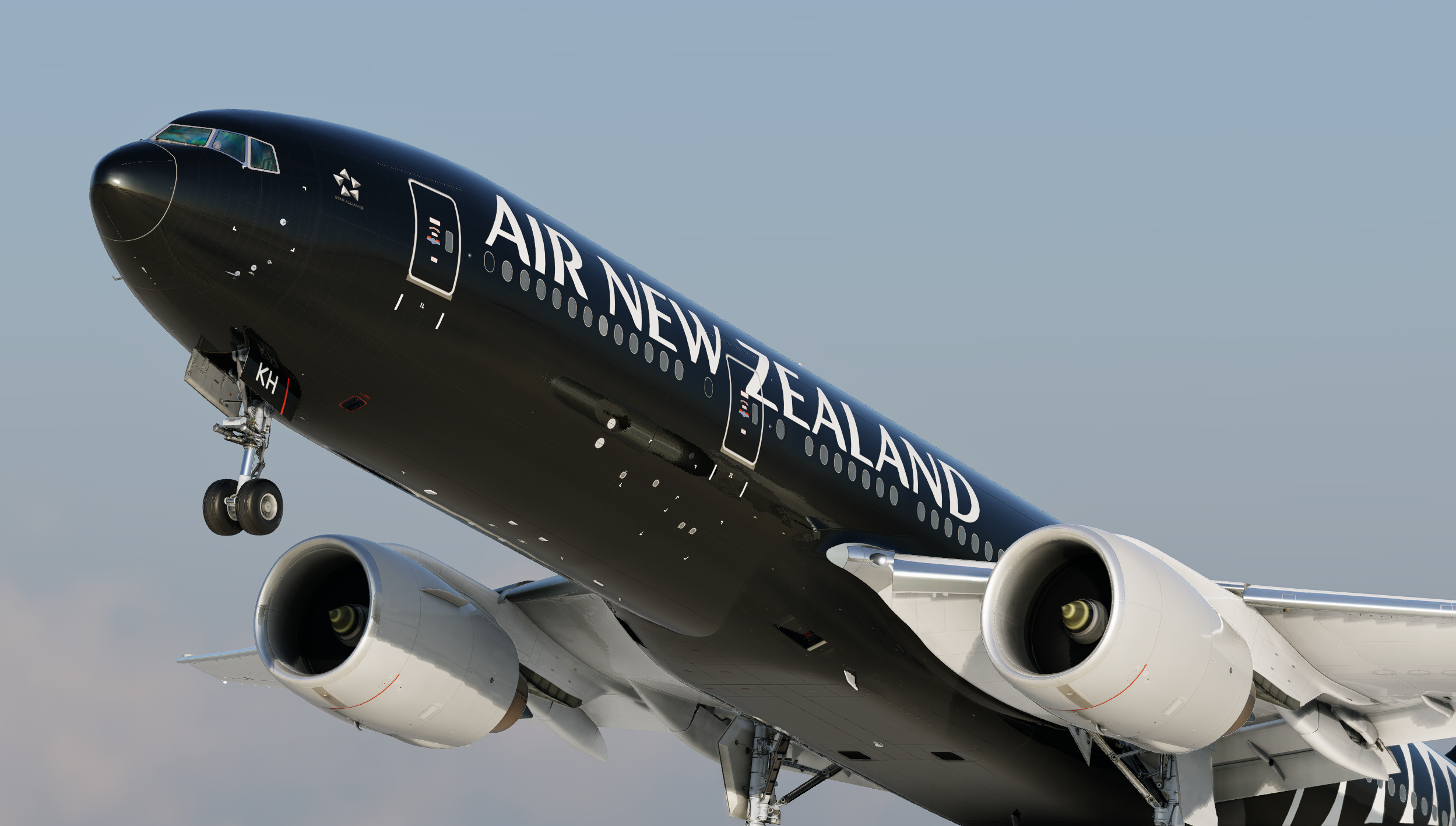 Air New Zealand (All Blacks) - FF 777-200ER Trent 800 - 777