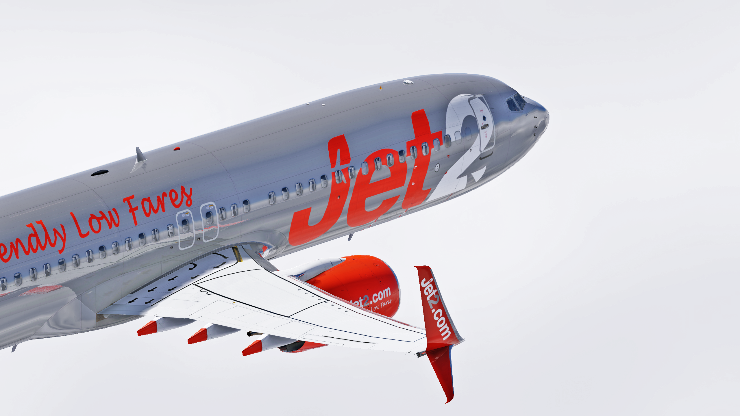 LevelUp 737-800 Jet2.com G-JZHX 4K - Libraries - Threshold