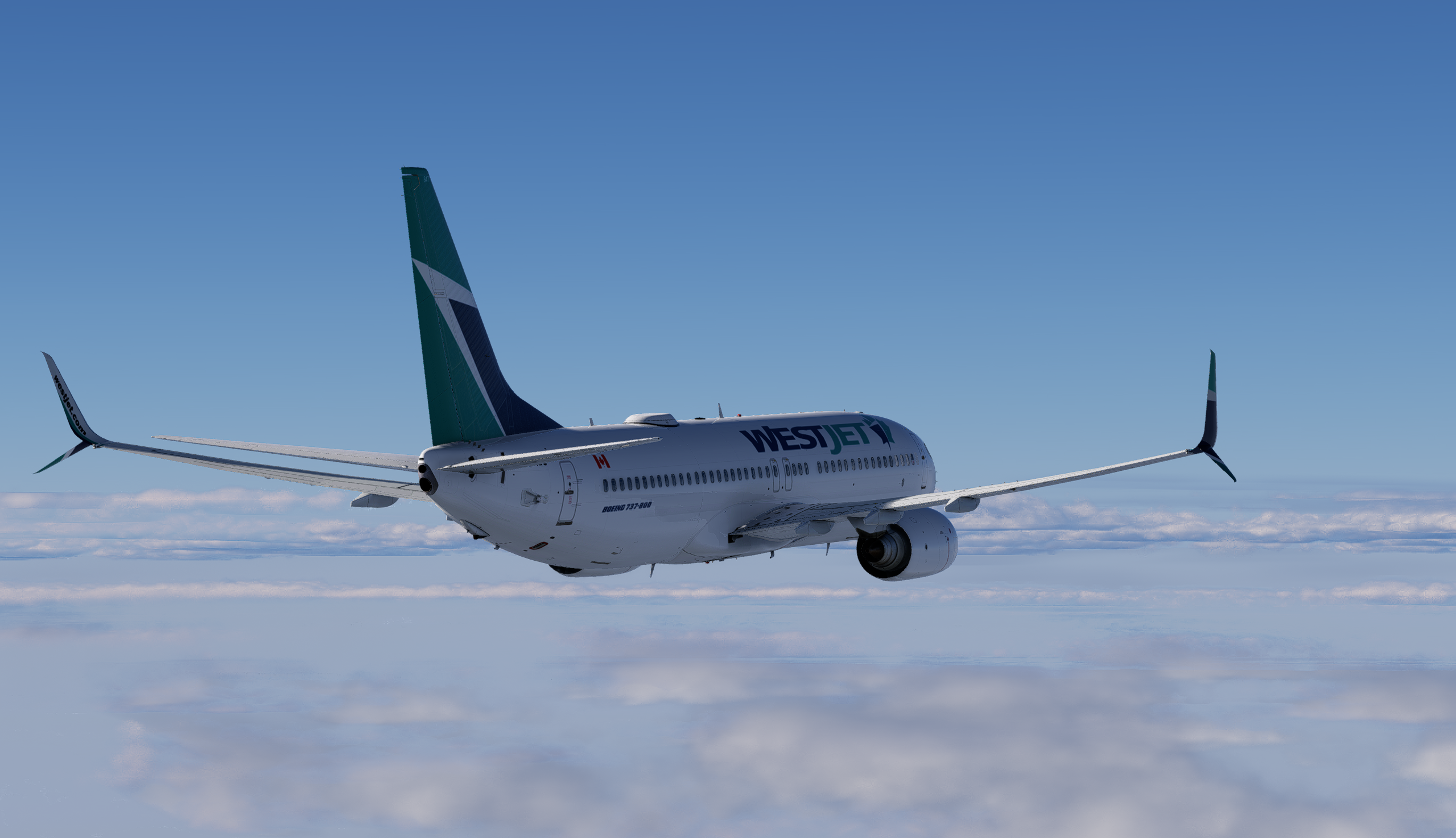 Westjet -700/-800 Pack for Levelup v2 - 737-800 - Threshold