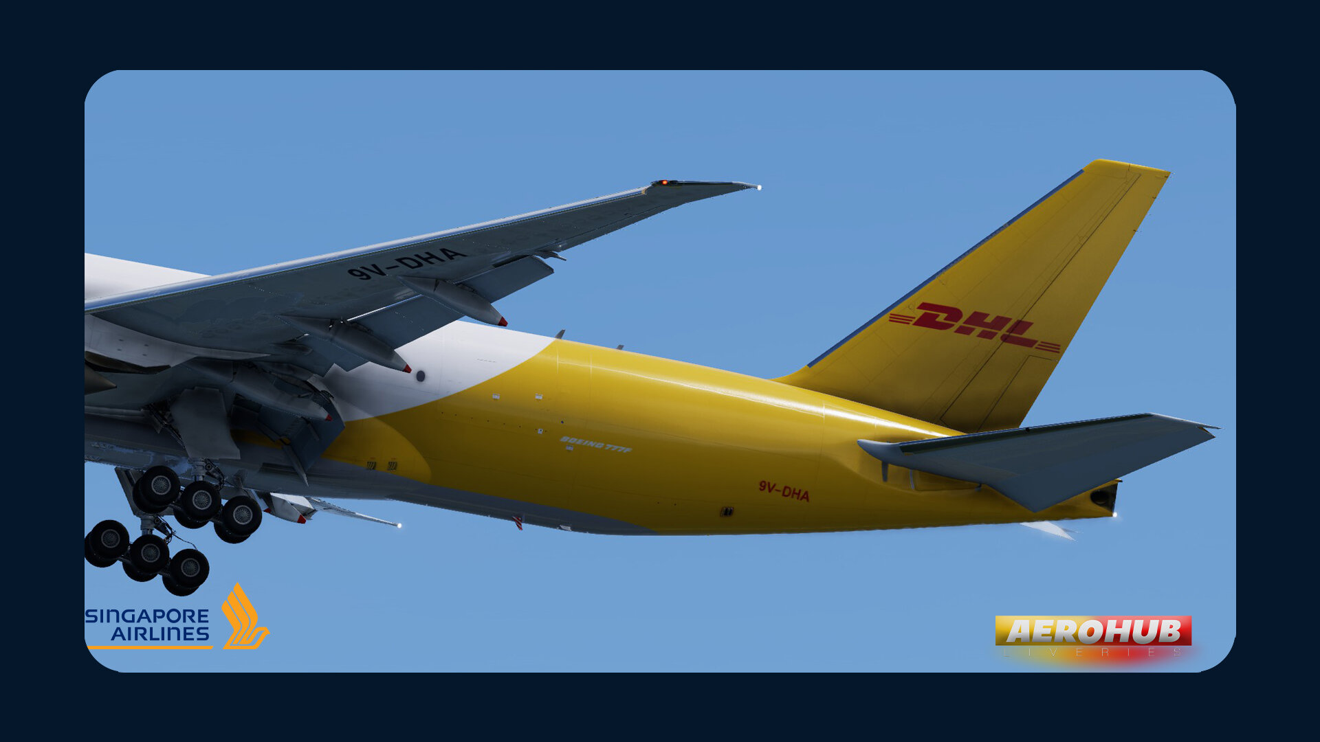 Flight Factor 777v2 [F] SINGAPORE DHL [4K/8K] - 777 (Flight Factor
