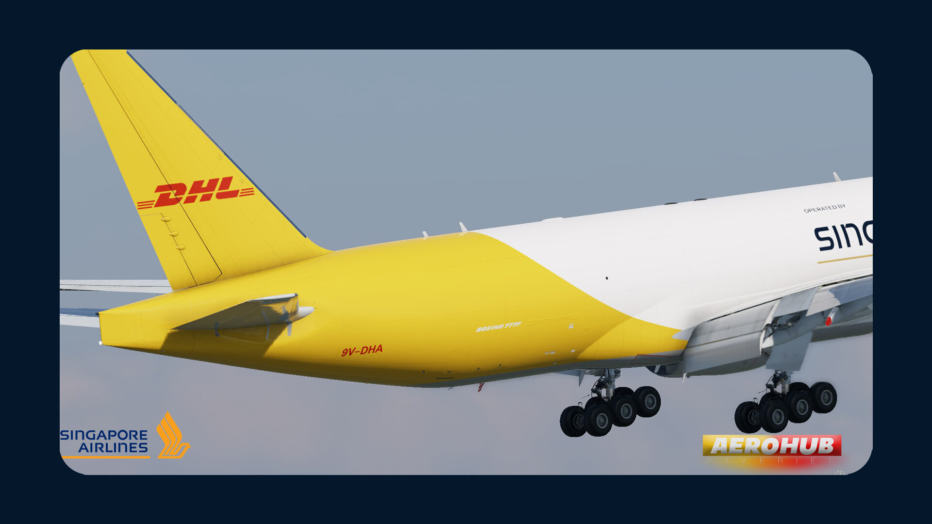 Flight Factor 777v2 [F] SINGAPORE DHL [4K/8K] - 777 (Flight Factor