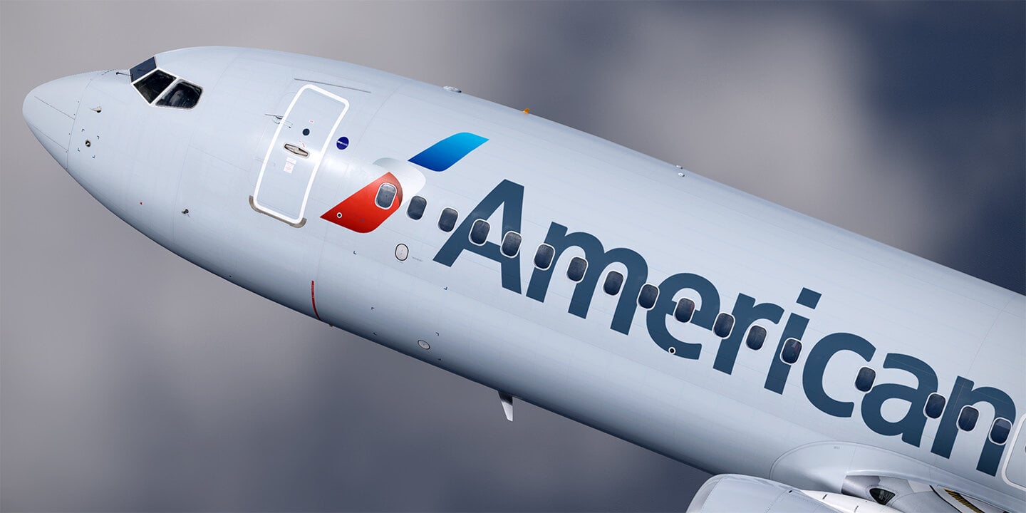 American Airlines PACK in 8K for v2 - 737-800 - Threshold