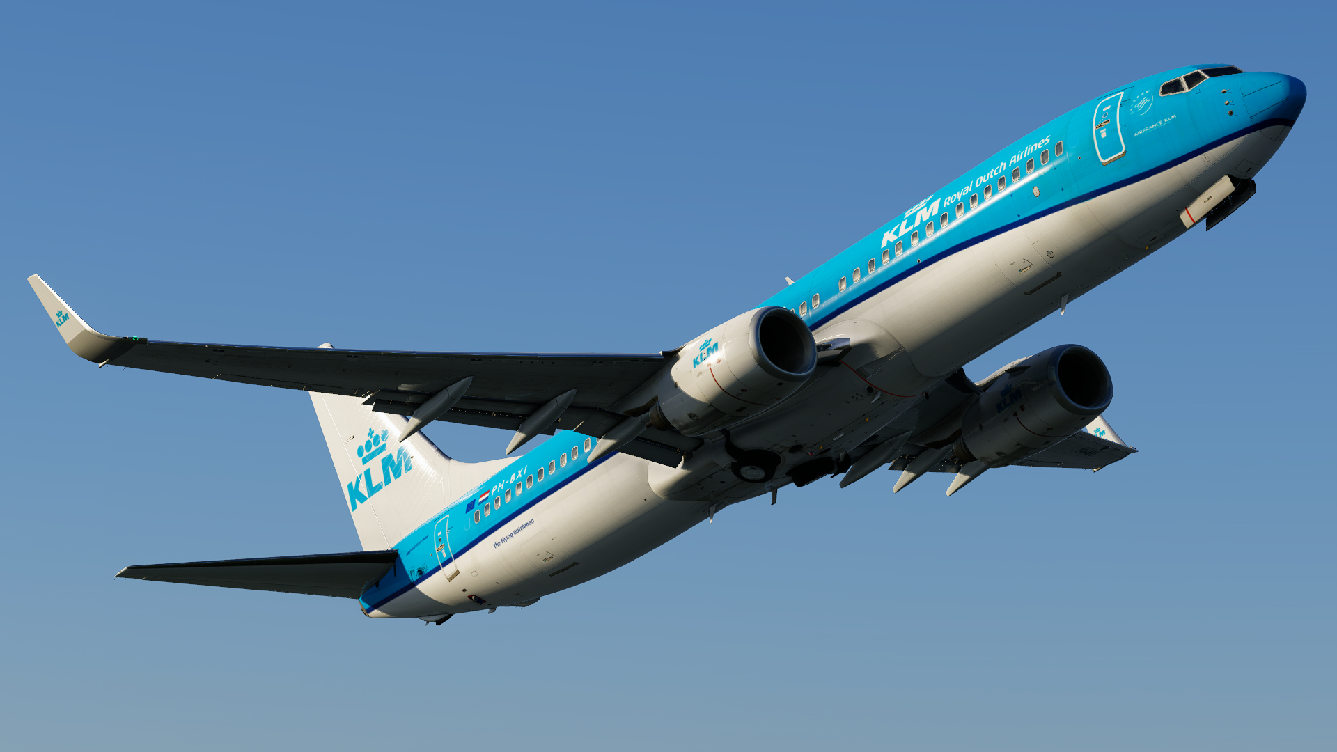 LevelUp V2 737-800 KLM PH-BXI (8K) - 737-800 - Threshold
