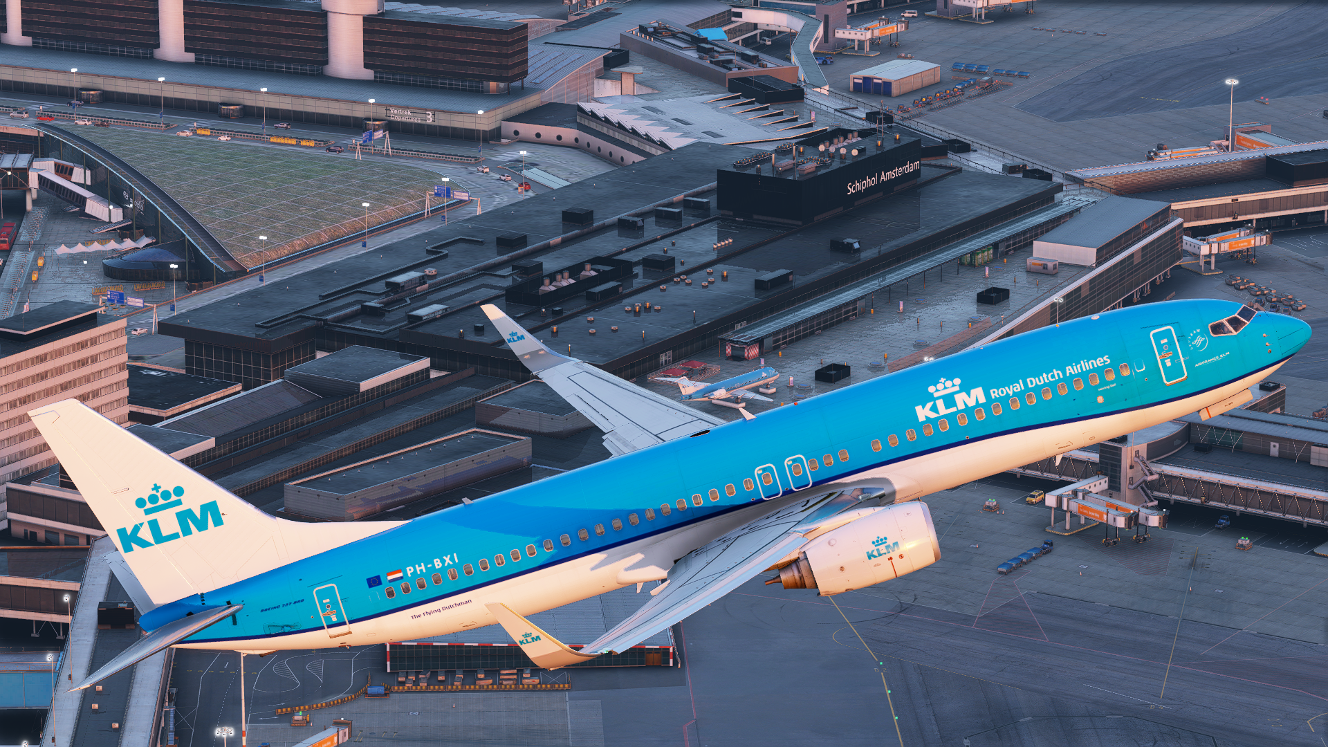LevelUp V2 737-800 KLM PH-BXI (8K) - 737-800 - Threshold