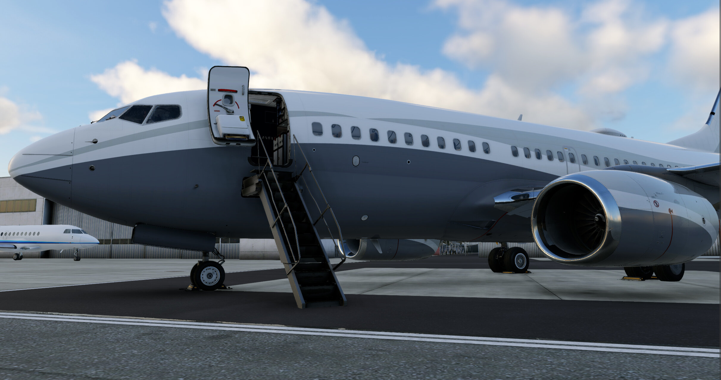 N1TS - Boeing BBJ - LevelUp B737NG V2 - LevelUp - Threshold