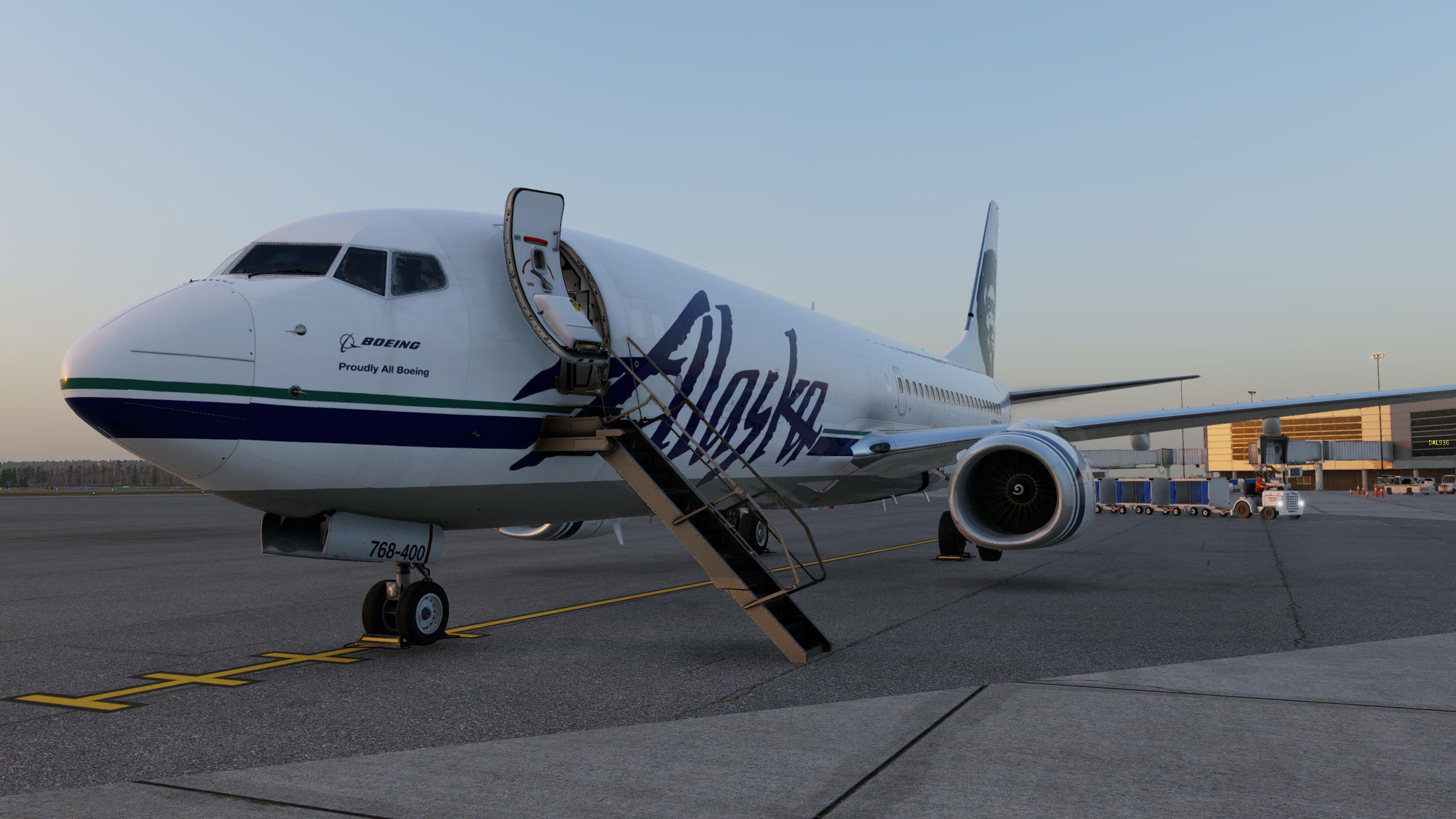 Alaska Airlines N768AS 737-490(QC) Combi | LevelUPV2 737-800
