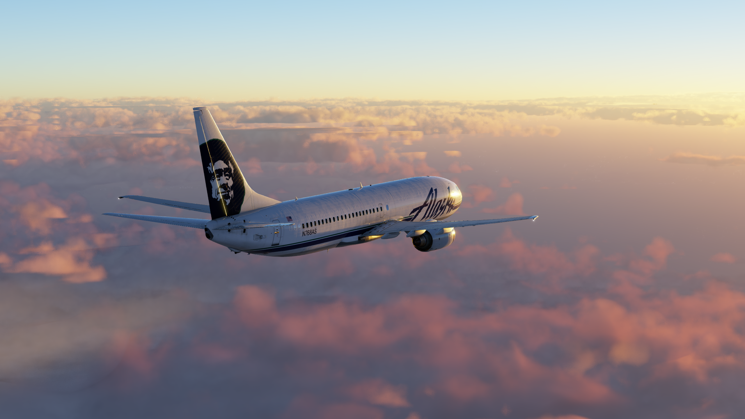Alaska Airlines N768AS 737-490(QC) Combi | LevelUPV2 737-800
