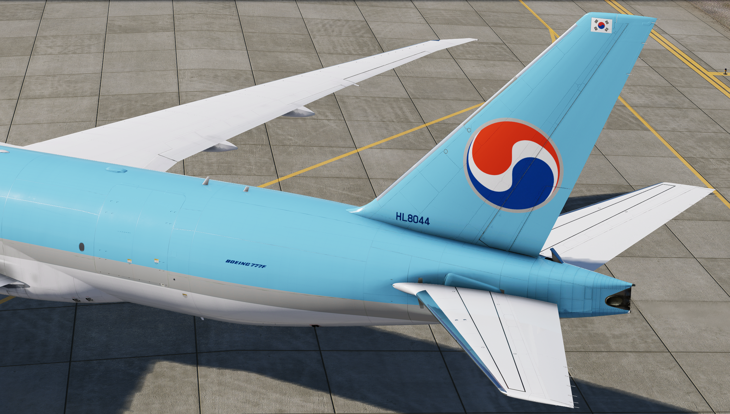 Korean Air Cargo - FF 777-200F (4-Pack) - 777 (Flight Factor