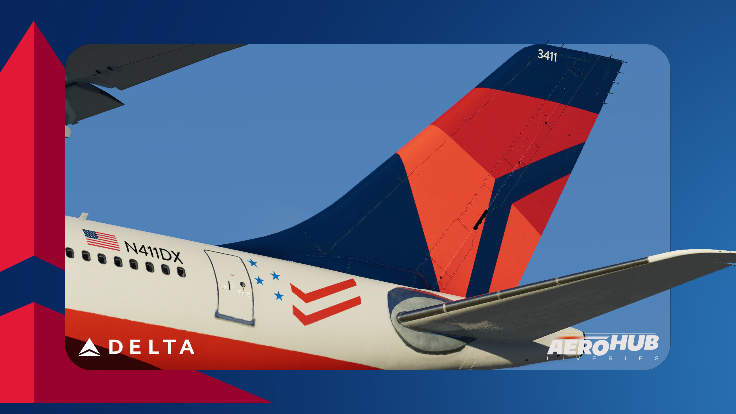Toliss A330-900NEO Delta Airlines [TEAM USA] [8K] - Liveries