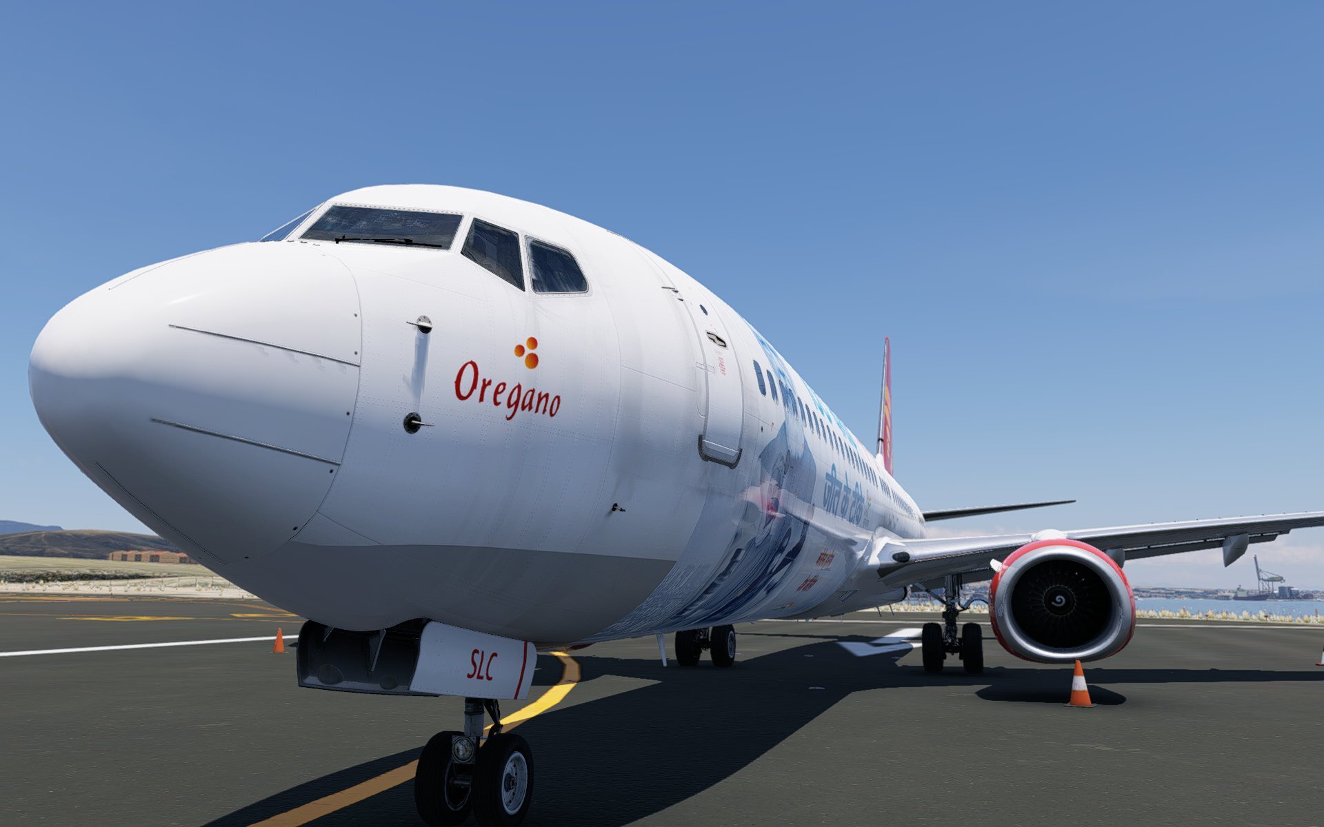 LevelUp 737-900ER v2 8K SpiceJet VT-SLC - 737-900 - Threshold