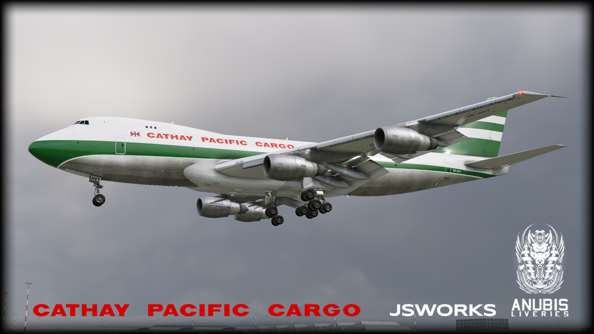 Cathay Pacific Cargo VR-HVY (1994) | Felis 747-200 Freighter - 747