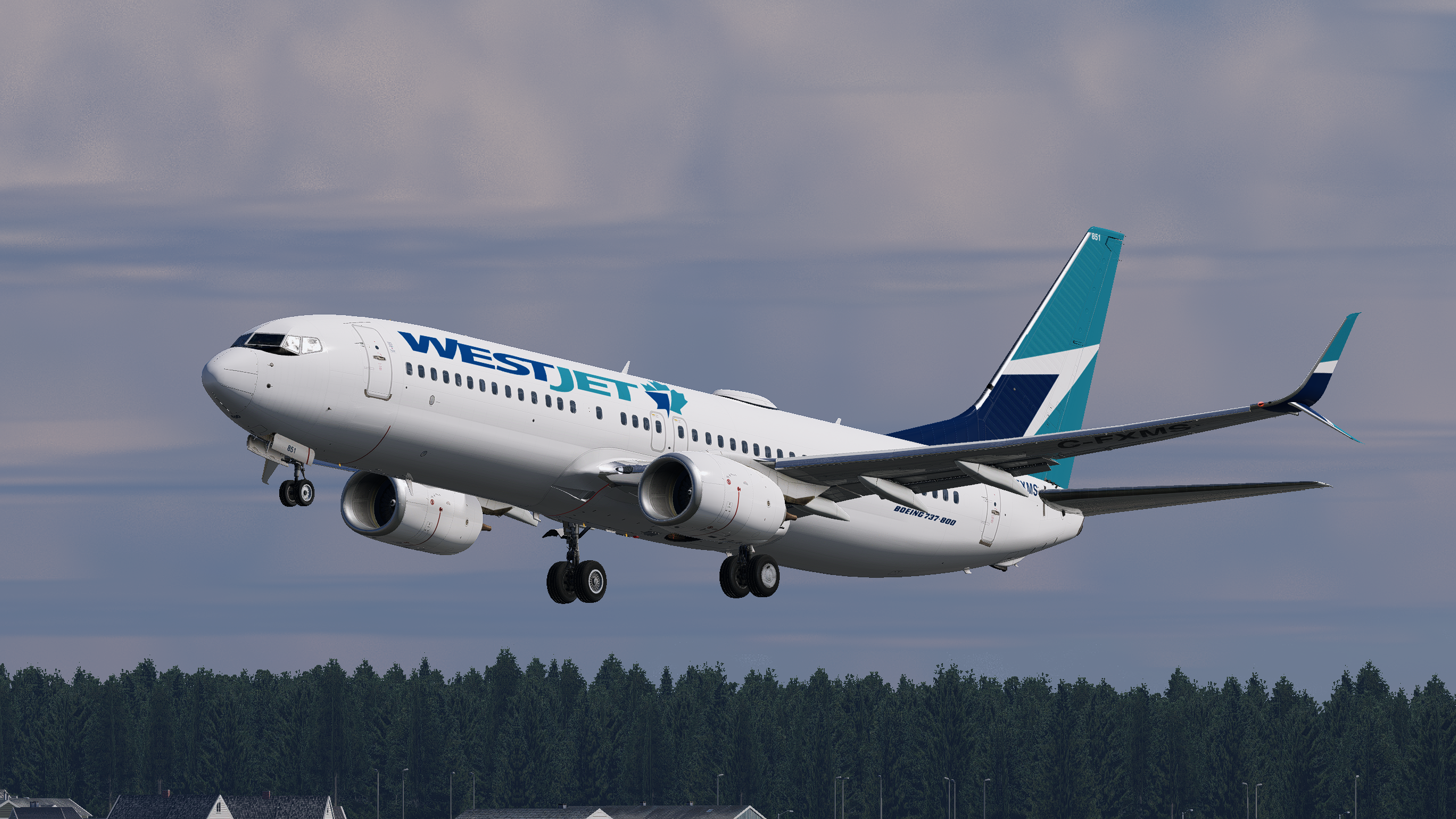 WestJet (1996/2016 Livery) FLEET w/ Cabin for LevelUp 737-800 V2