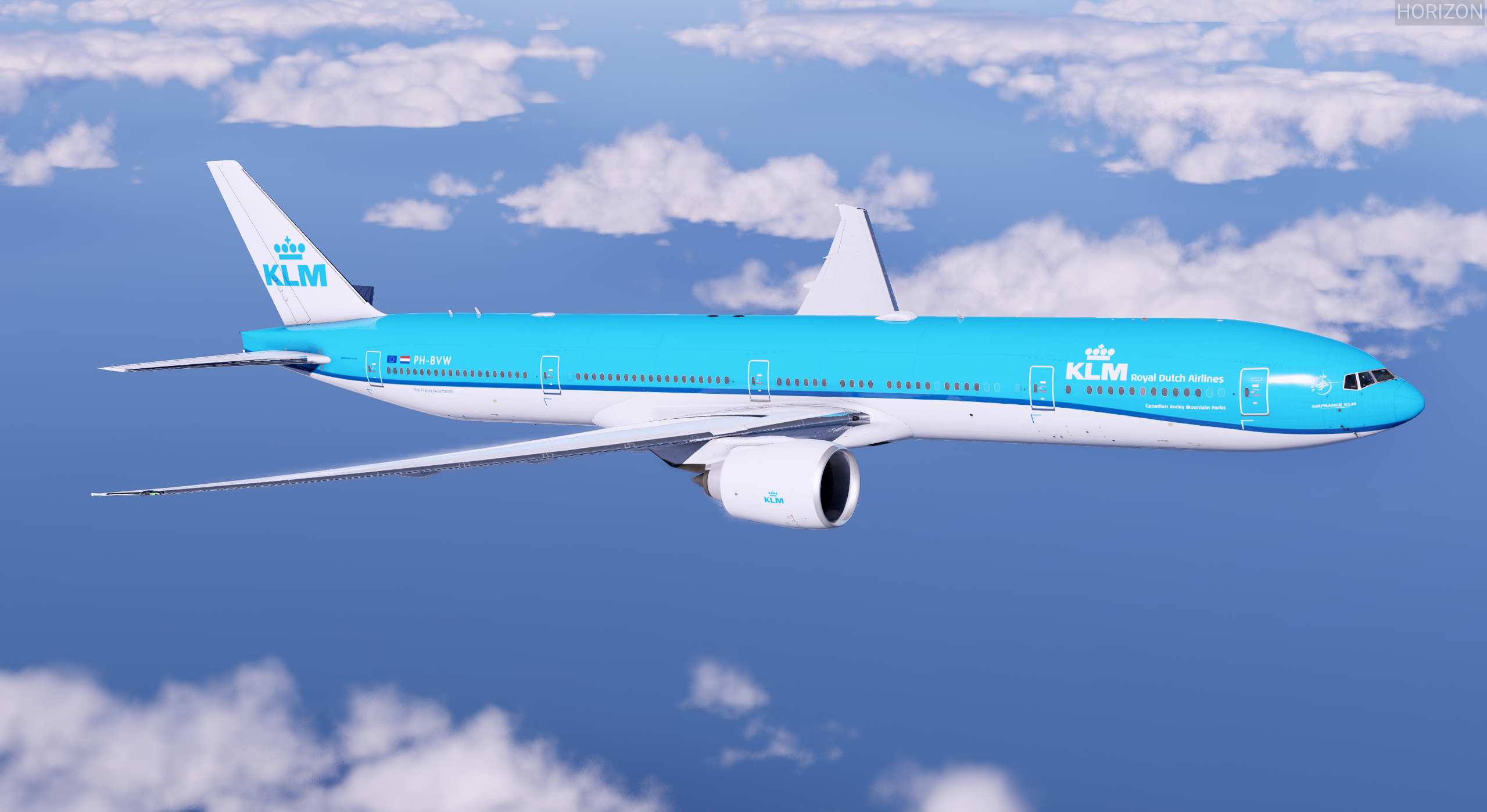 ハグルマケボリ KLM Livery Pack PH-BVA & PH-BVW 777-300ER - 8K and 4K - 777
