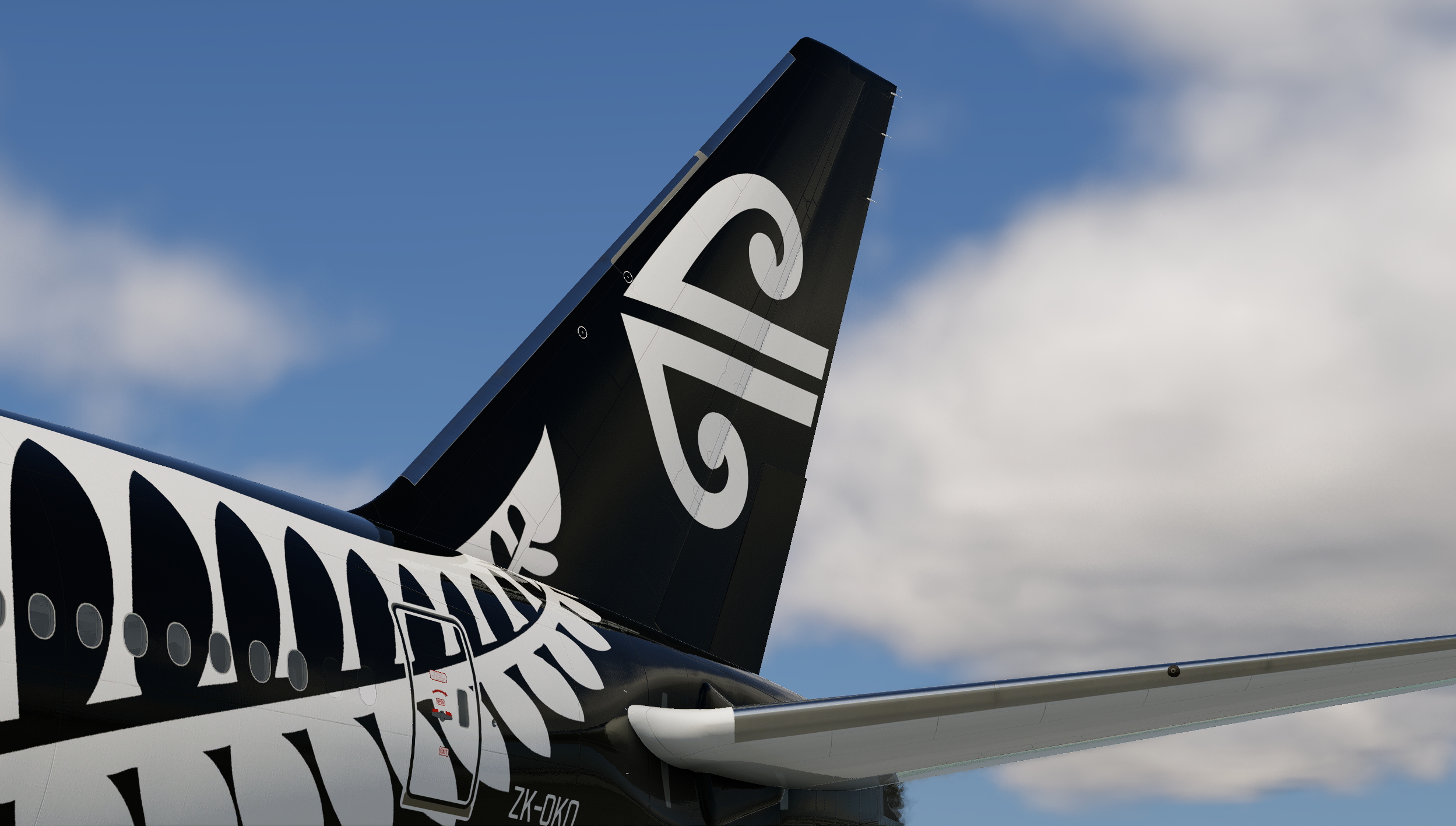 Air New Zealand (All Blacks) ZK-OKQ - 777-300ER - 777 (Flight
