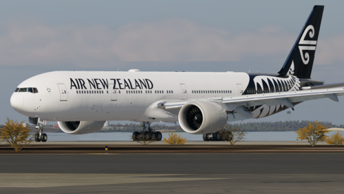 Air New Zealand ZK-OKM - 777-300ER - 777 (Flight Factor) - Threshold