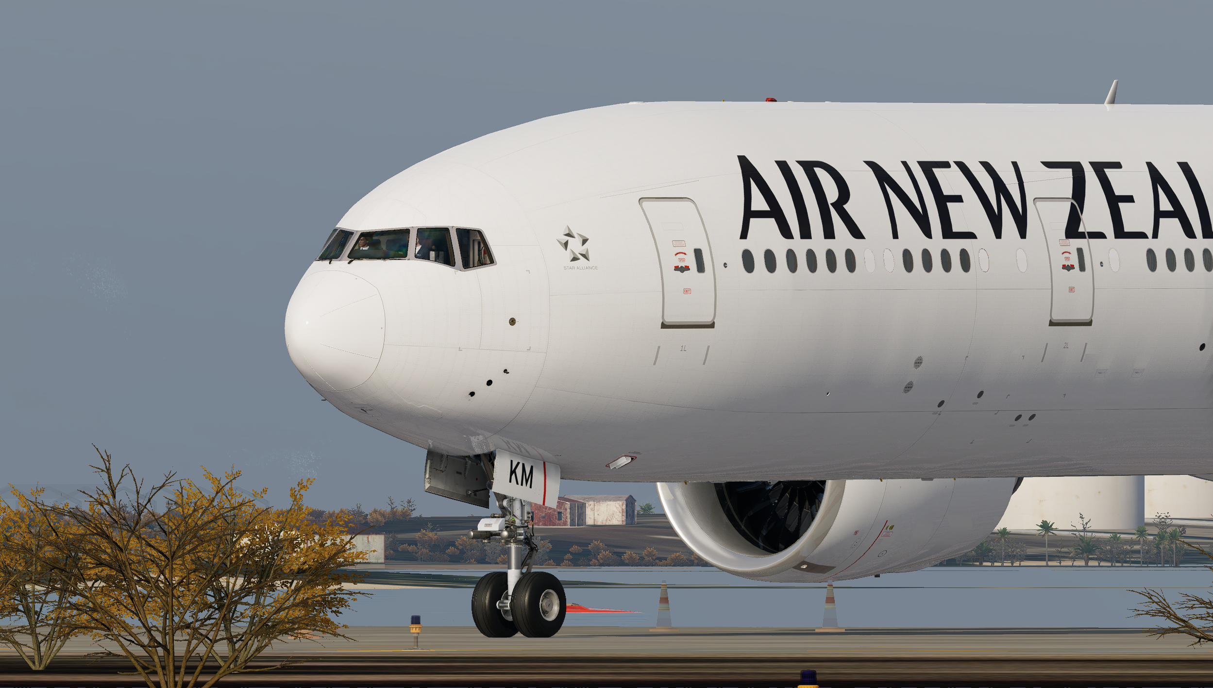 Air New Zealand (White) ZK-OKU - 777-300ER - 777 (Flight Factor