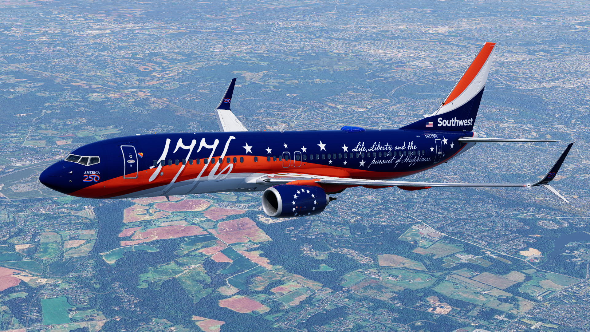 Southwest Airlines - Independence One | 737-800 - Liveries - Threshold