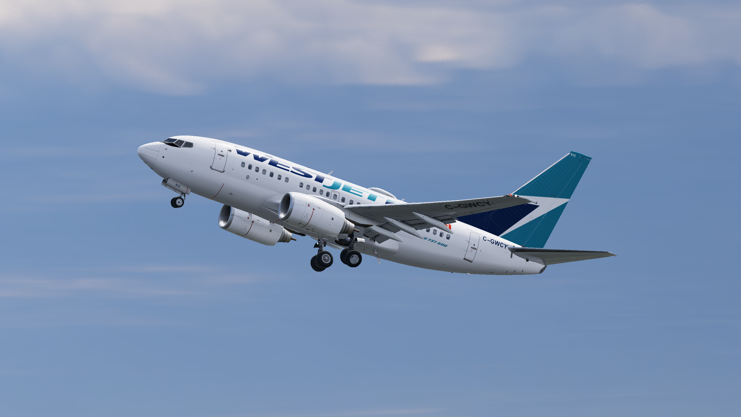 WestJet (1996/2016 Livery) FLEET w/ Cabin for LevelUp 737-600 V2