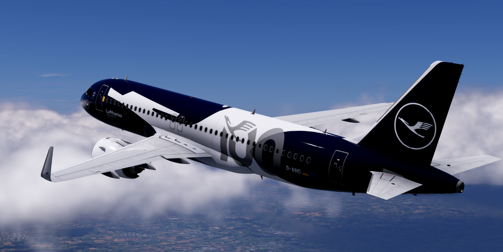 ToLiss A320NEO Lufthansa 100th Anniversary [D-AIND & -AING] 4K