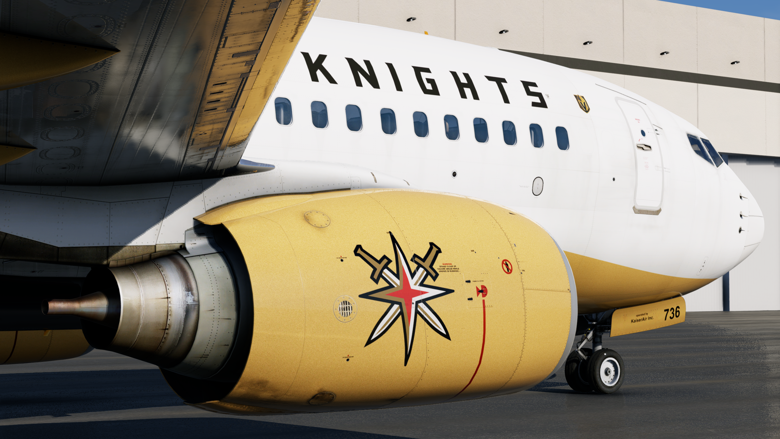 Kaiser Air B737-700 | N736KA | JSD - 737-700 - Threshold