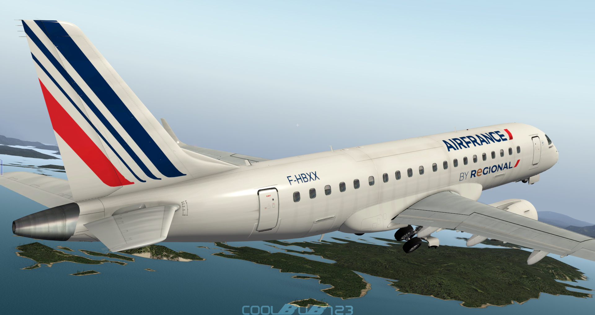 Air France Regional E175 X-Crafts v2.5 - Freeware E175-E195 by X