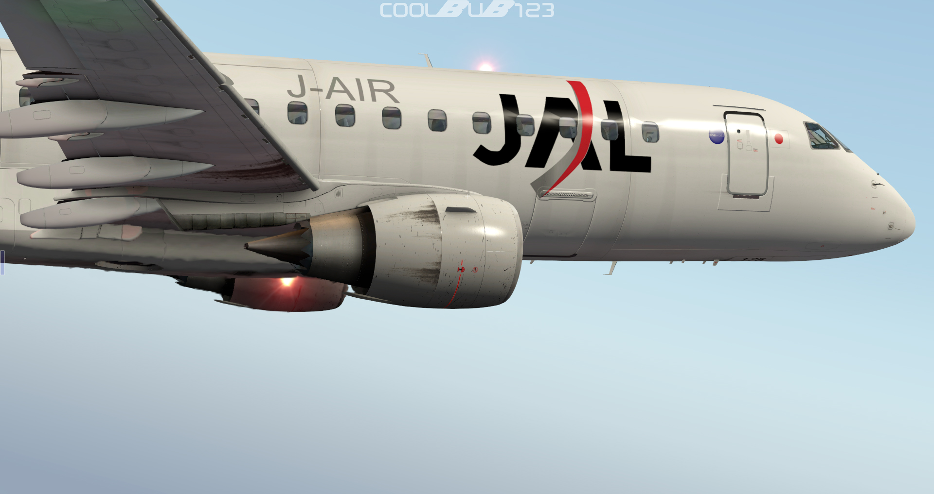 Japan Air Lines (J-AIR) E175 X-Crafts v2.5 - Freeware E175-E195 by