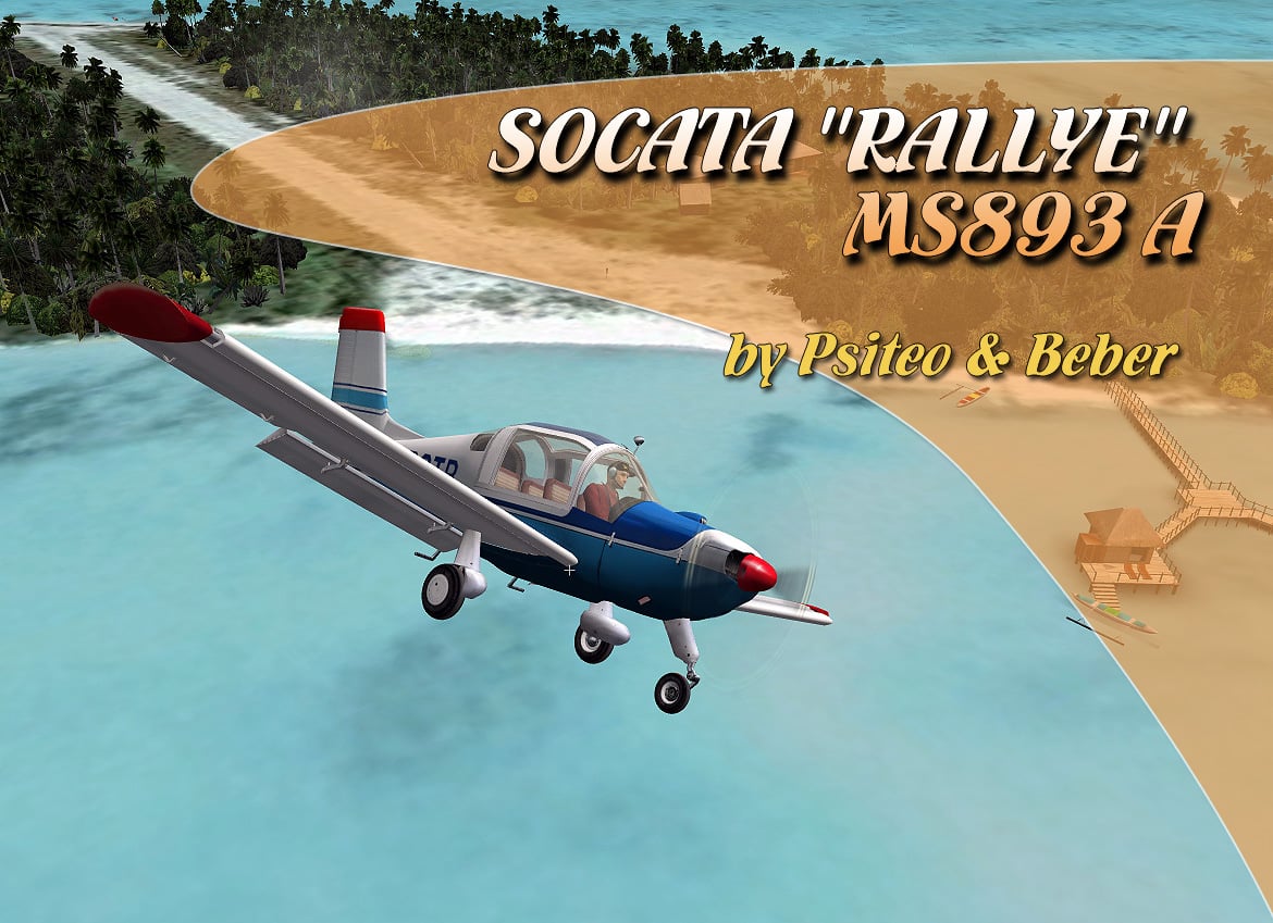 Ayrton SOCATA Rallye MS893A - V8 General Aviation Prop Singles - X-Plane