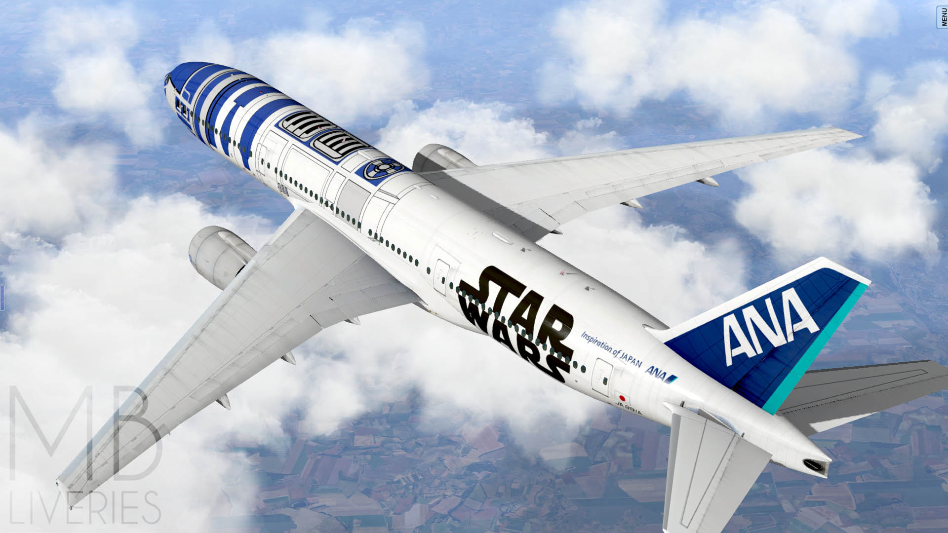 All Nippon Airways (Star Wars) - Boeing 777-200ER/LR - Aircraft