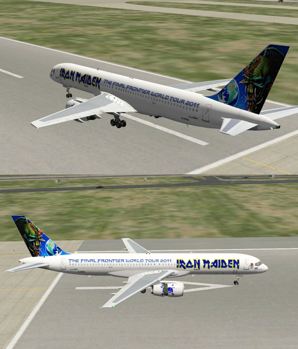 Ed Force One (Iron Maiden) for XPFW B757-200RR - Aircraft Skins