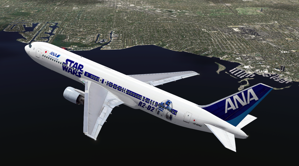 FF Boeing 767 ANA Star Wars - Aircraft Skins - Liveries - X-Plane
