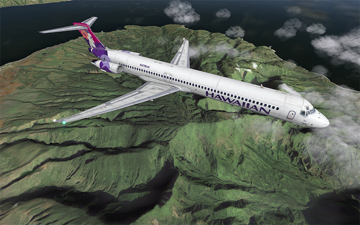 Hawaiian Airlines MD-80 Rotate MD-88 - Aircraft Skins - Liveries