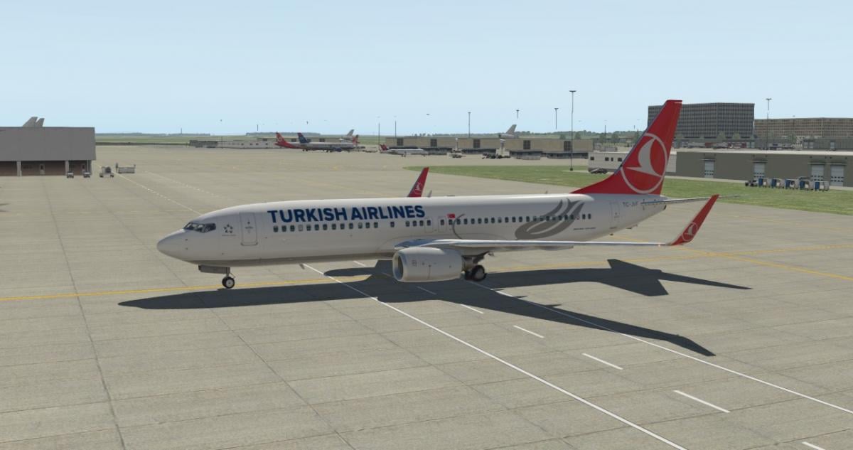 Turkish Airlines Boeing 737-800 Default - XP11 - Aircraft Skins