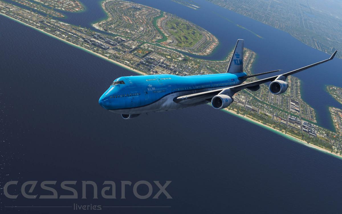 KLM (New) - XP11 Default 747 - PH-BFT - Aircraft Skins - Liveries