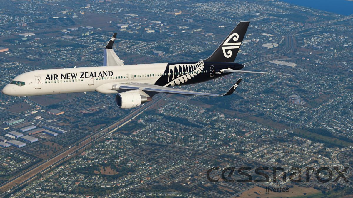 Air New Zealand (New // White) - FlightFactor 757-200v2 (fictional