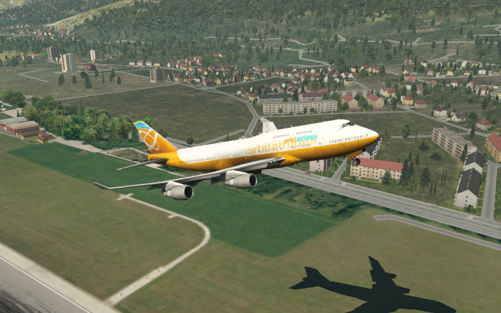 Orbit Airlines (FSX) livery for Default XP11 747 (WIP) - ScreenShots ...