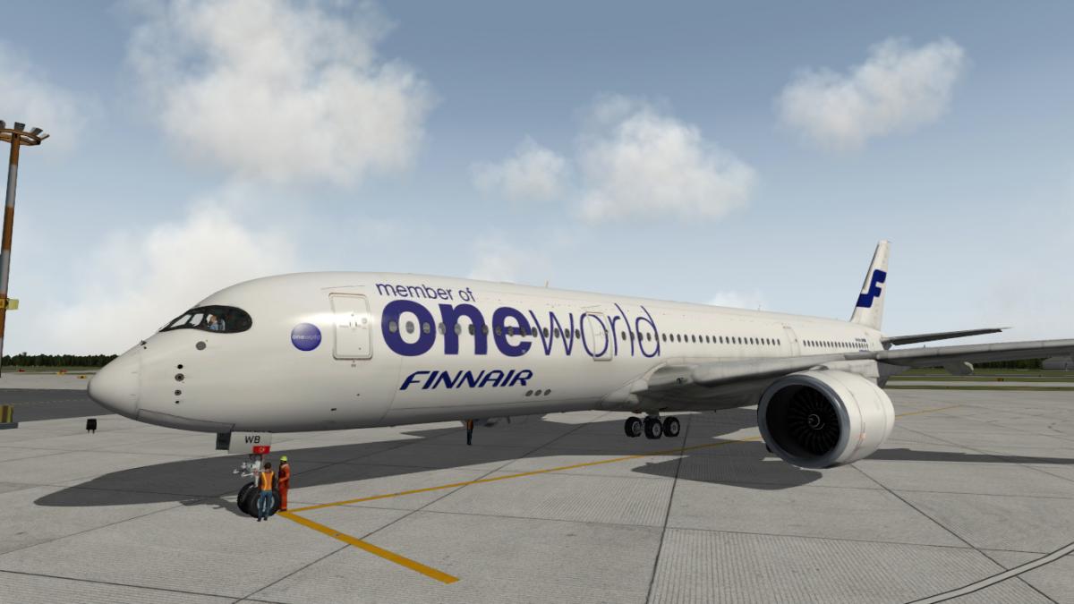 FF A350 Finnair OH-LWB (Oneworld logojet) - Aircraft Skins
