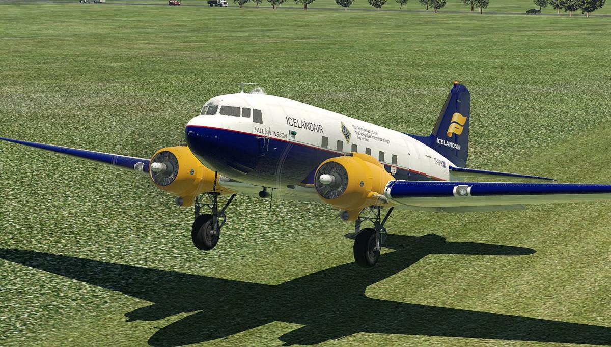Icelandair DC-3 TF-NPK 60th Anniversary (Aeroworx C47 / DC3