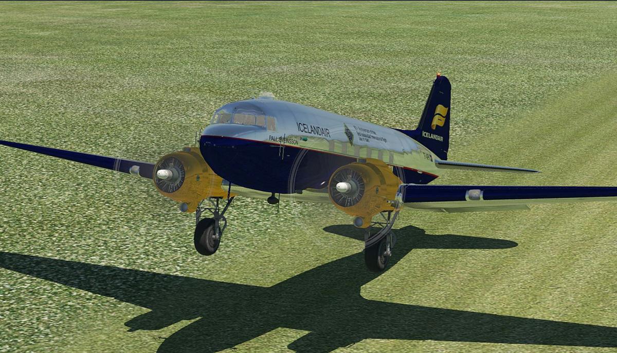 Icelandair DC-3 TF-NPK 60th Anniversary (Aeroworx C47 / DC3