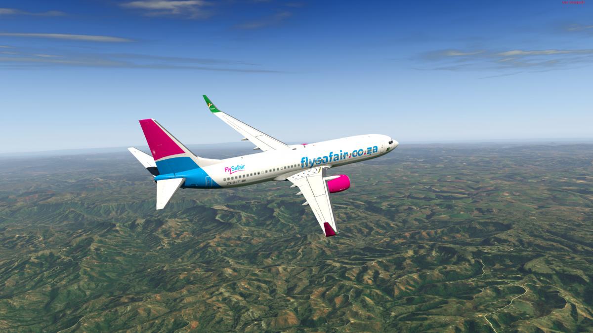 FlySafair Boeing 737-800 Zibo **Updated for Zibo 3.33** - Aircraft