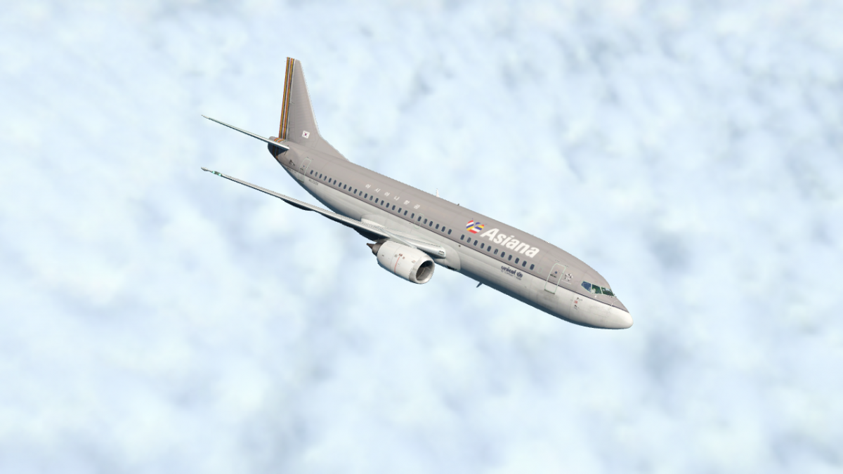 IXEG 737 Classic / Asiana Airlines Boeing 737-58E (HL7232