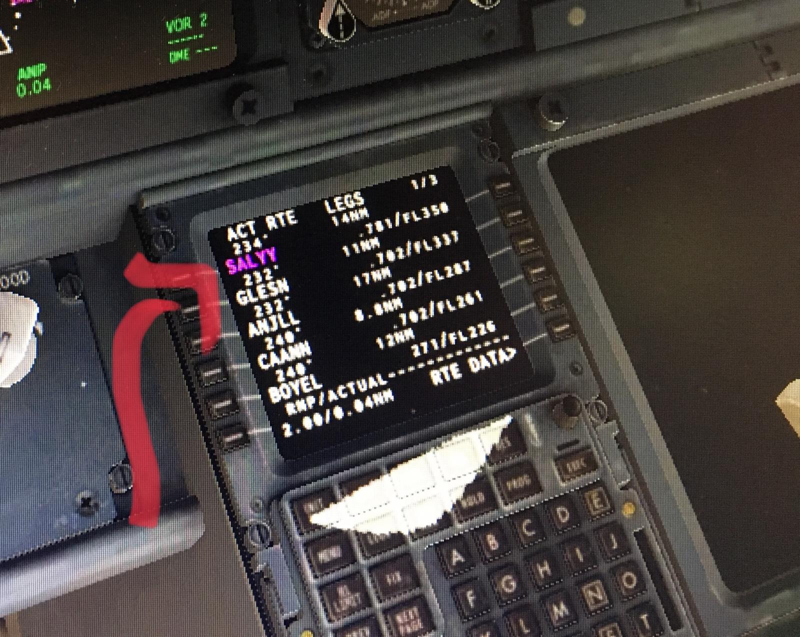 Magenta text in FMC - ZIBO B738-800 modified - X-Plane.Org Forum