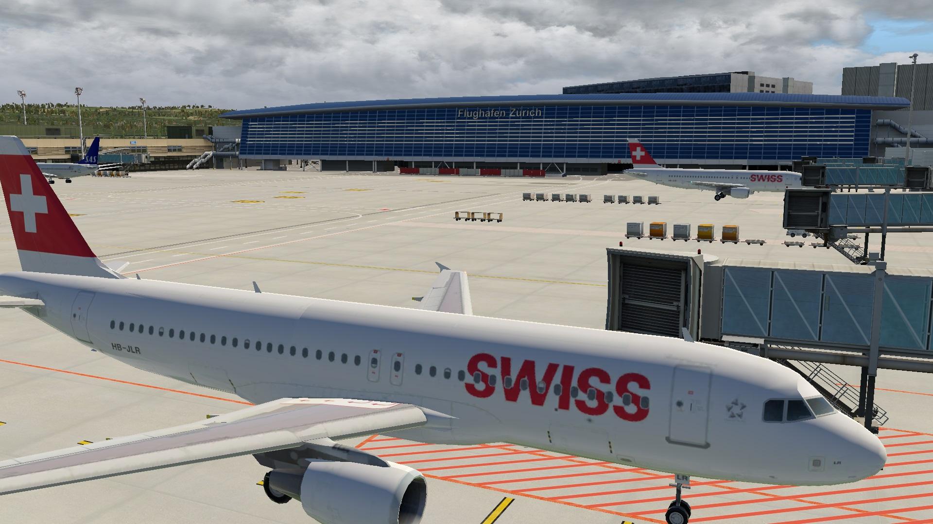 Aerosoft Zurich LSZH Ground Routes World Traffic 3 - World Traffic