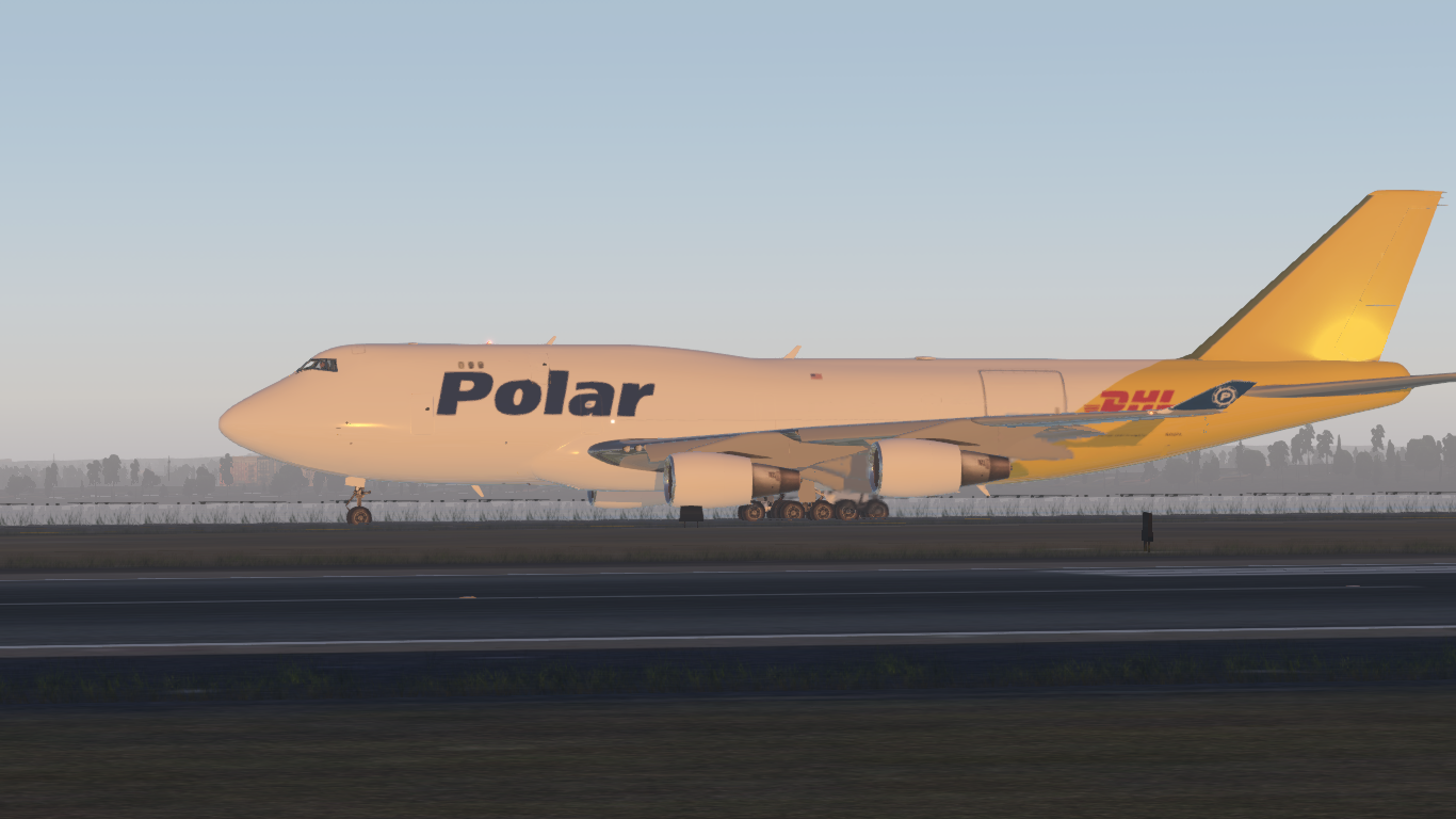 Default 747 Polar (DHL) - Aircraft Skins - Liveries - X-Plane.Org
